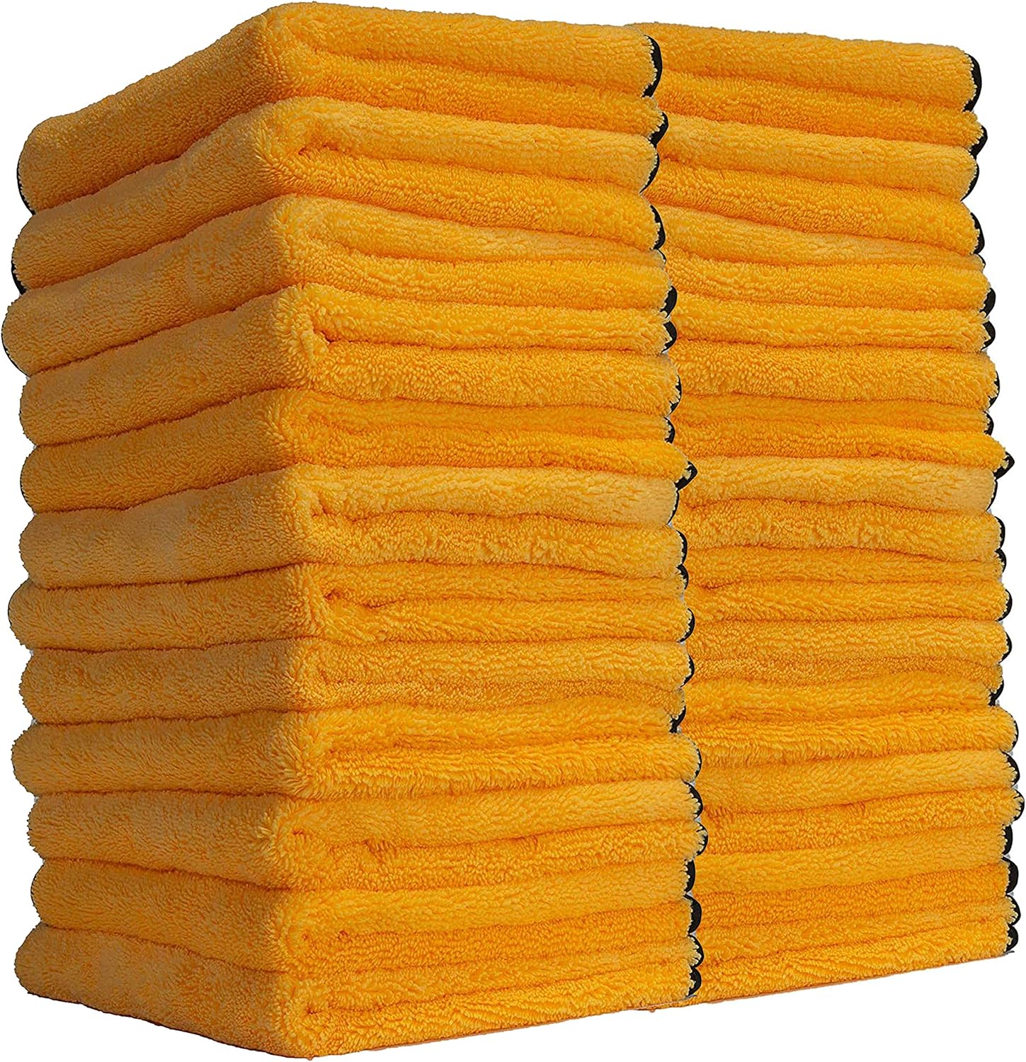 Chemical Guys Professional Grade Microfiber Towels - 24 Pack for Safe Cleaning