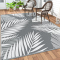 GENIMO Outdoor Rug 8 ft x 16 ft Reversible Waterproof Patio Rug