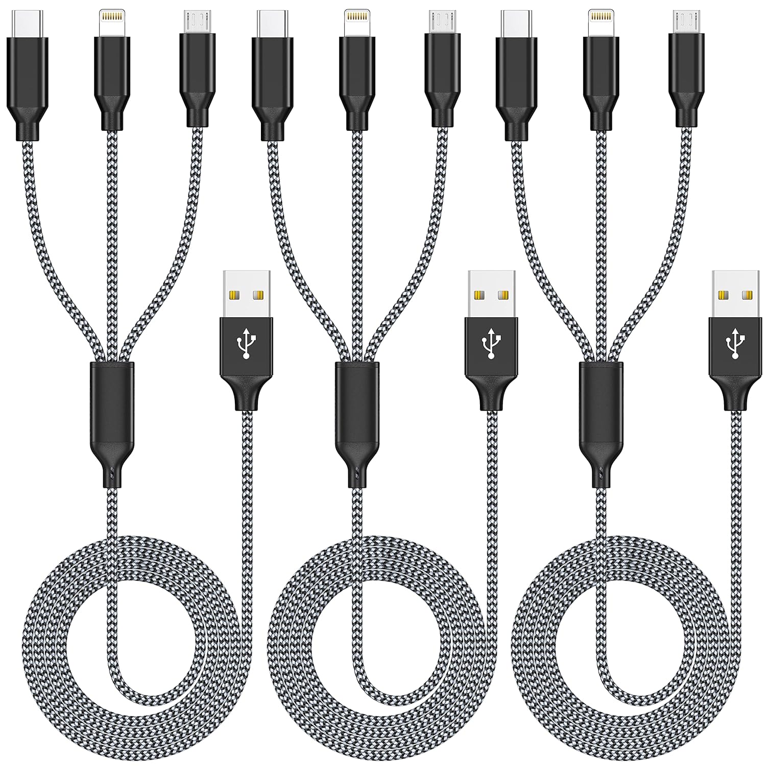 Xnewcable: Rapid 3-in-1 Multi Charger Cord