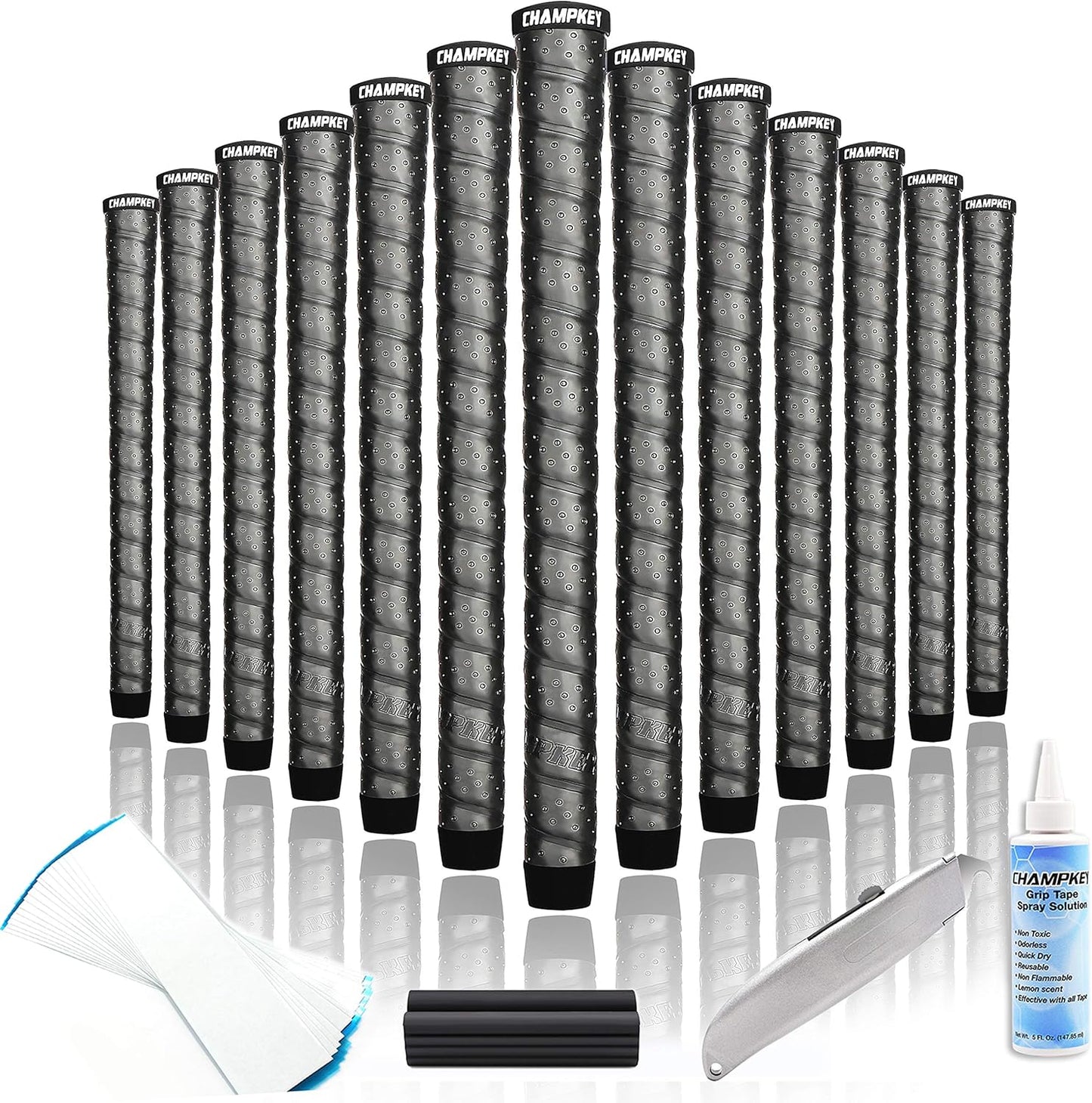 CHAMPKEY All-Weather Golf Grips Set | Ultimate Performance Kit