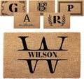 Personalized Door Mat with Monogram - Custom Doormat with Anti-Slip