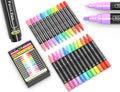 TOOLI-ART Acrylic Paint Markers Neon Set - Vibrant Multi-Surface Pens