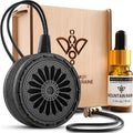 Wood Car Air Freshener Handmade Wooden Fragrance Diffuser - Mountain