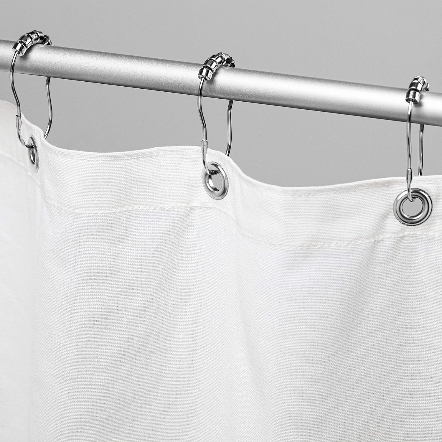100% Cotton Shower Curtain | All Natural, Versatile Use