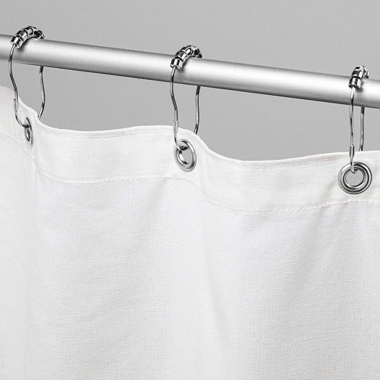 100% Cotton Shower Curtain | All Natural, Versatile Use