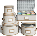 Hard Shell China Storage Containers 5 Piece Set - Safe, Stackable