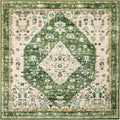 Lahome Boho Tribal Square 8x8 Area Rug for Cozy Living Spaces