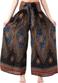 B BANGKOK PANTS Women's Boho Palazzo Pants - Comfortable Wide Leg Fit