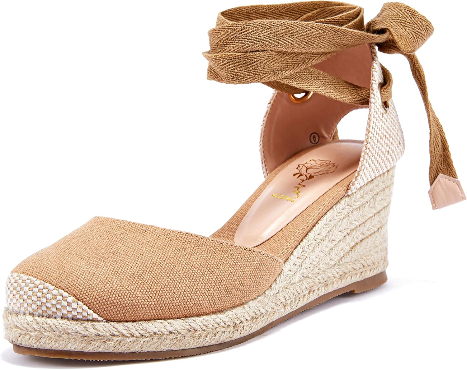 Ruanyu Womens Platform Espadrille Sandals for Summer Style