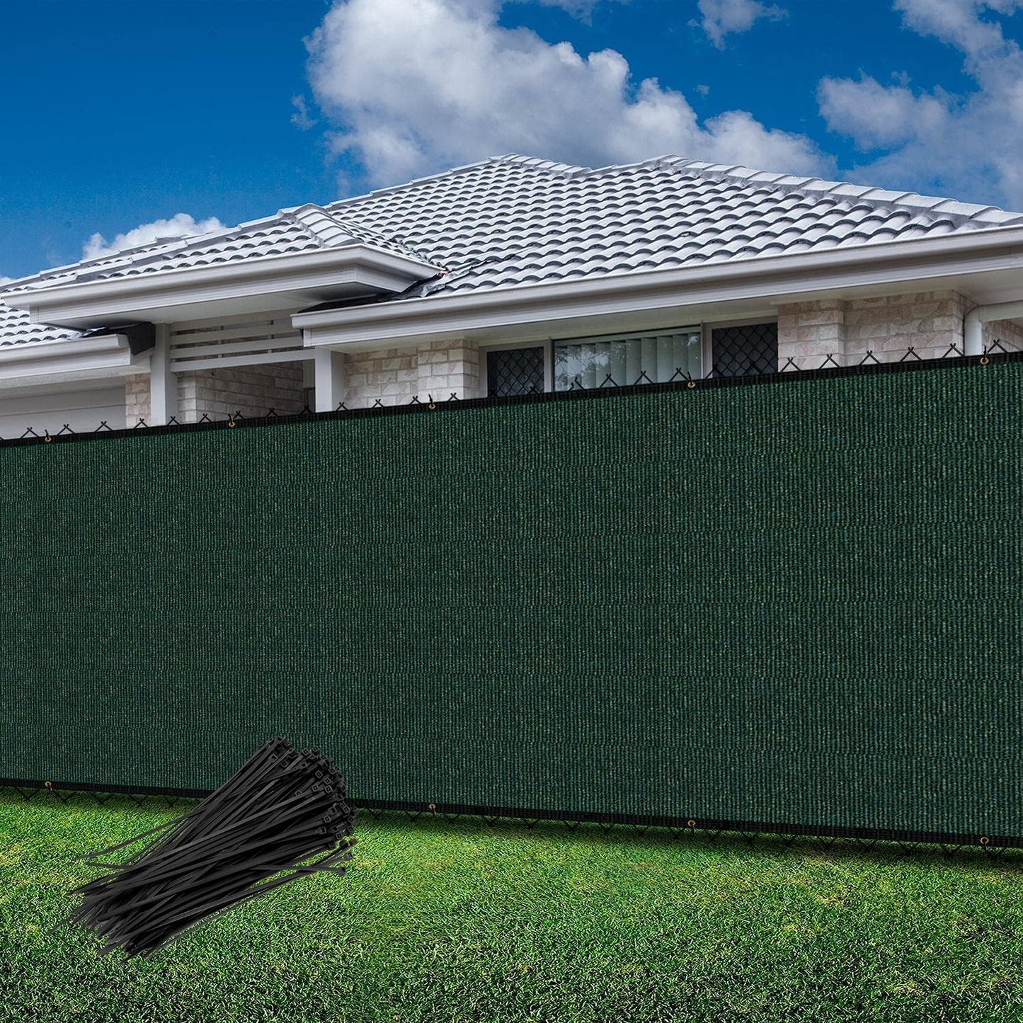 Enhance Privacy with 5'x20' Outdoor Shade Net Cover