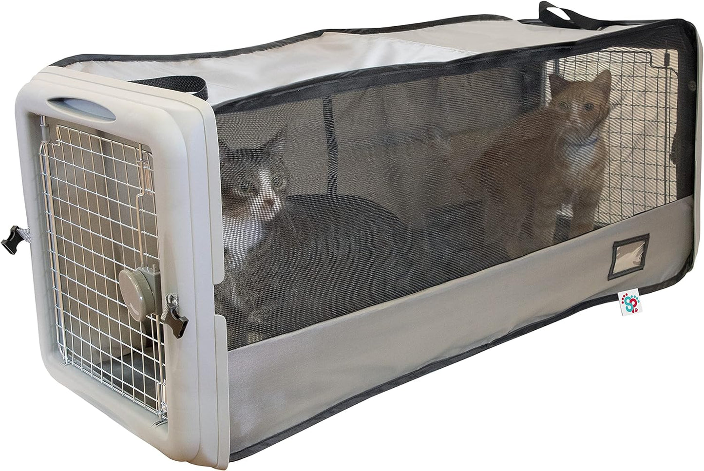 SPORT PET Large Pop Open Kennel for Travel and Comfort