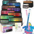 400 Pack Gel Pens for Adult Coloring Book - 200 Colors with Refills