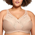 Glamorise Full Figure Wirefree Minimizer Support Bra #1003