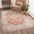 Bloom Rugs Caria Washable Non-Slip 9x12 Rug - Easy Care, Traditional