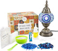 Turkish Mosaic Lamp Kit DIY Table Lamp - Make Your Own Blue Mosaic