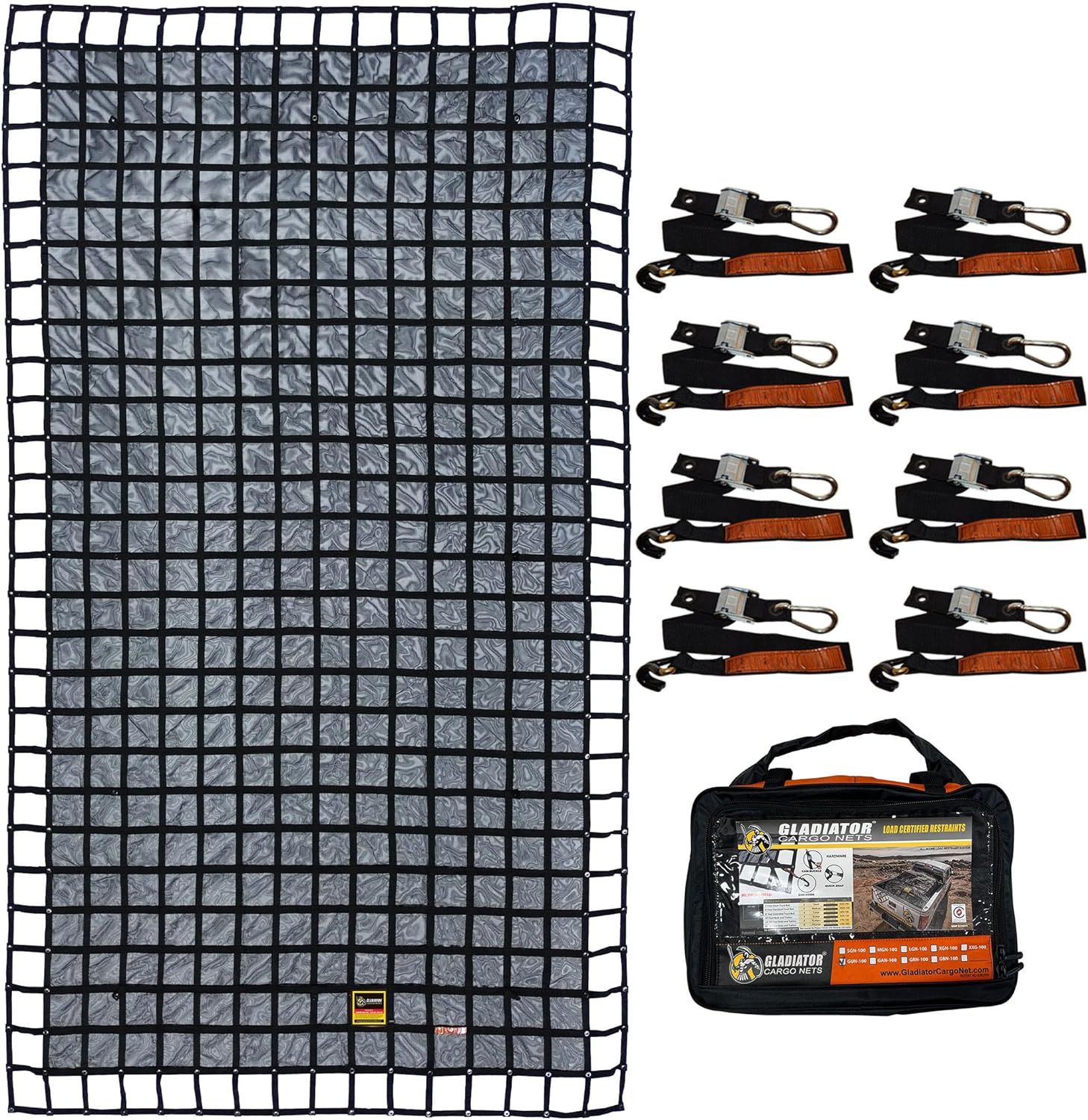 Gladiator Cargo Net - Heavy Duty Truck Cargo Net for Safety