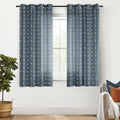 Denim Blue Curtains for Living Room and Bedroom Decor