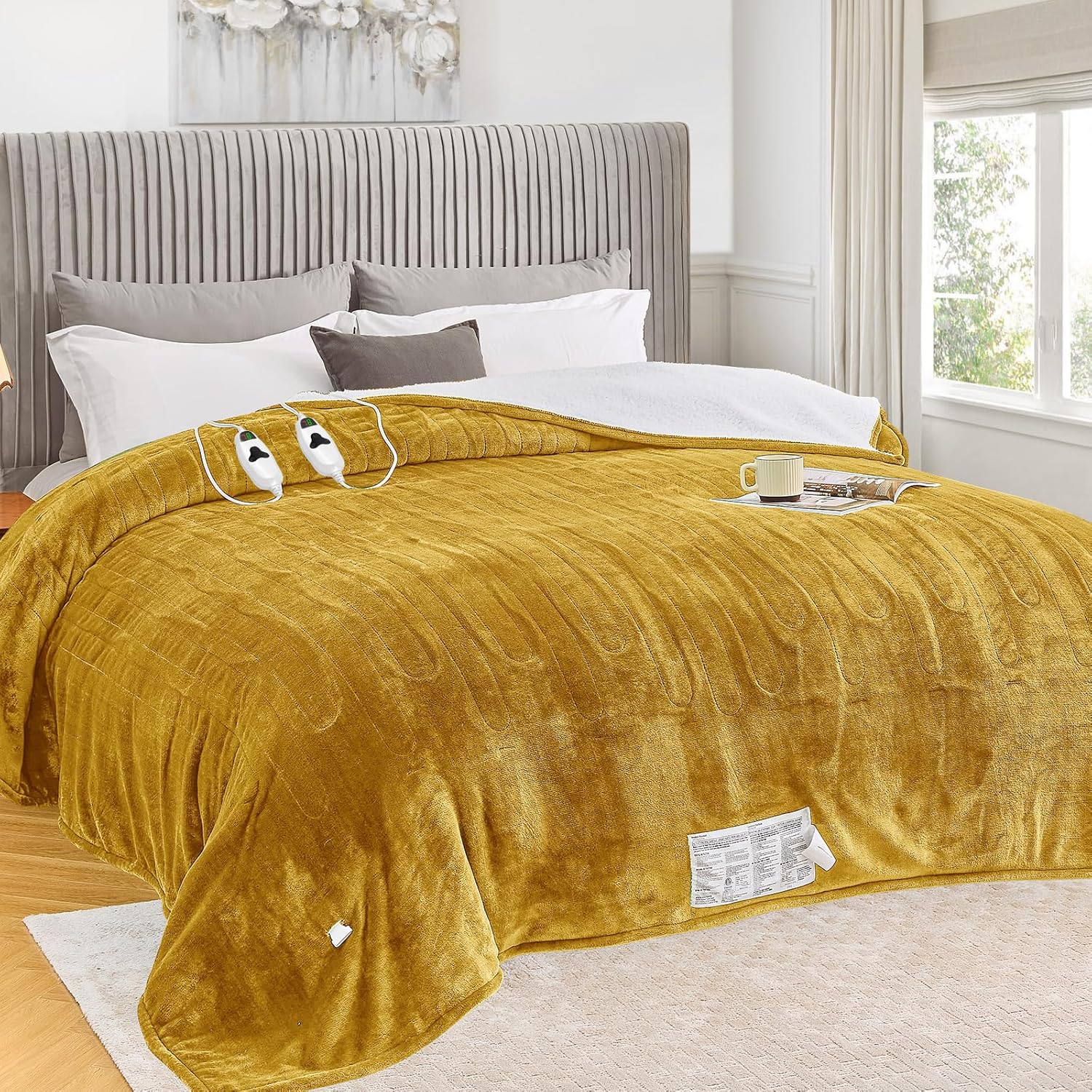 Greenoak Heated Blanket Electric King Size for Ultimate Comfort
