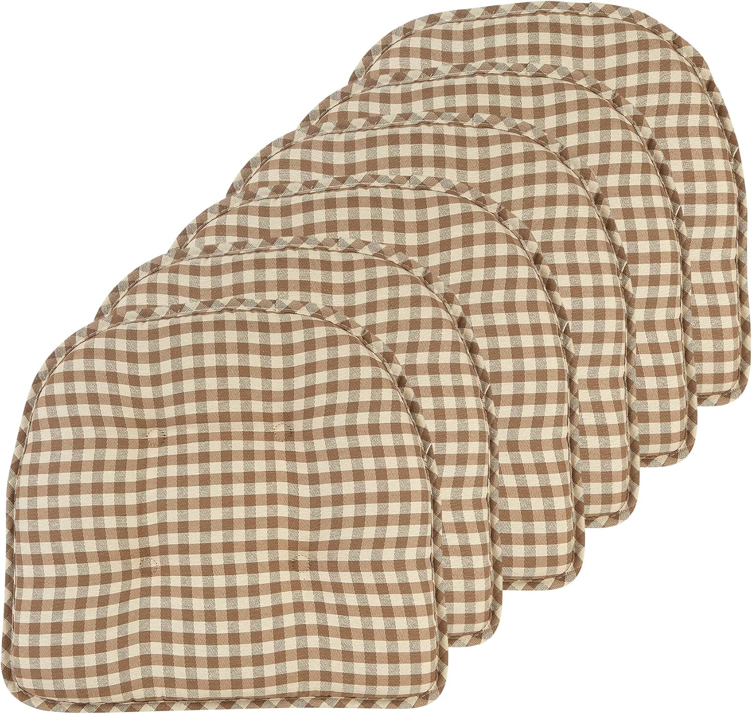 Klear Vu Omega Non-Slip Chair Cushions for Dining Room Comfort