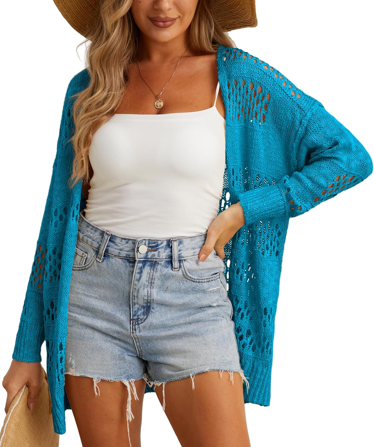 Stylish Crochet Lightweight Cardigans for Women in Summer