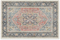RUGGABLE Washable Vintage Area Rug Kamran Cayenne Red - Machine