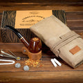 Whitluck's Tobacco Pipe with Waxed Canvas Pipe Roll - Beginner Set