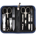 3 Swords Germany 8 Piece Manicure Pedicure Kit - Jeans Blue Case
