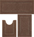 Soft Fluffy Bathroom Rugs Set of 3 Pieces for Comfort and Safety