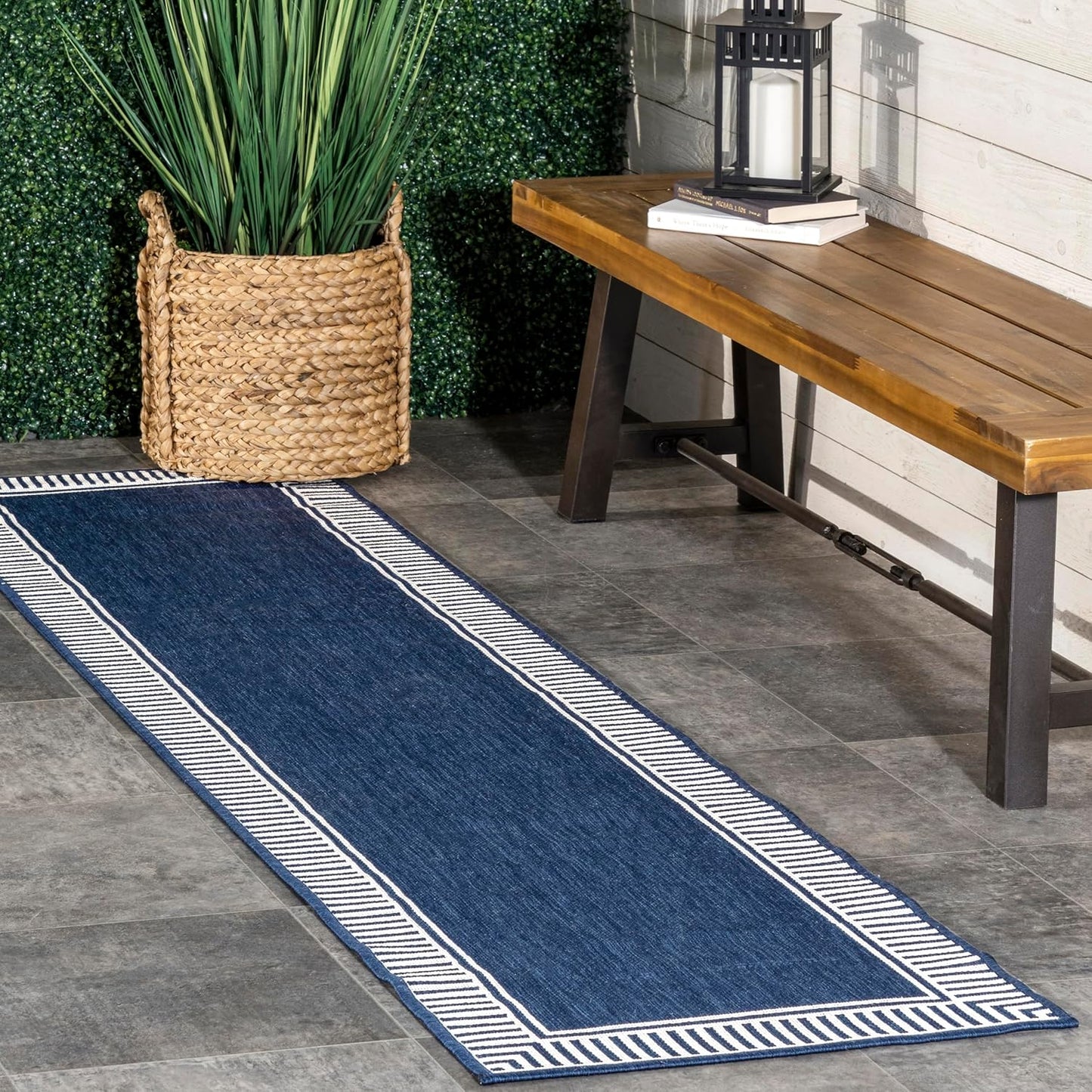 nuLOOM 2ft x 8ft Outdoor Area Rug - Stylish and Durable Design