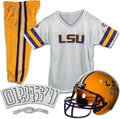 Kids College Football Helmet and Jersey Set - Complete Team Uniform