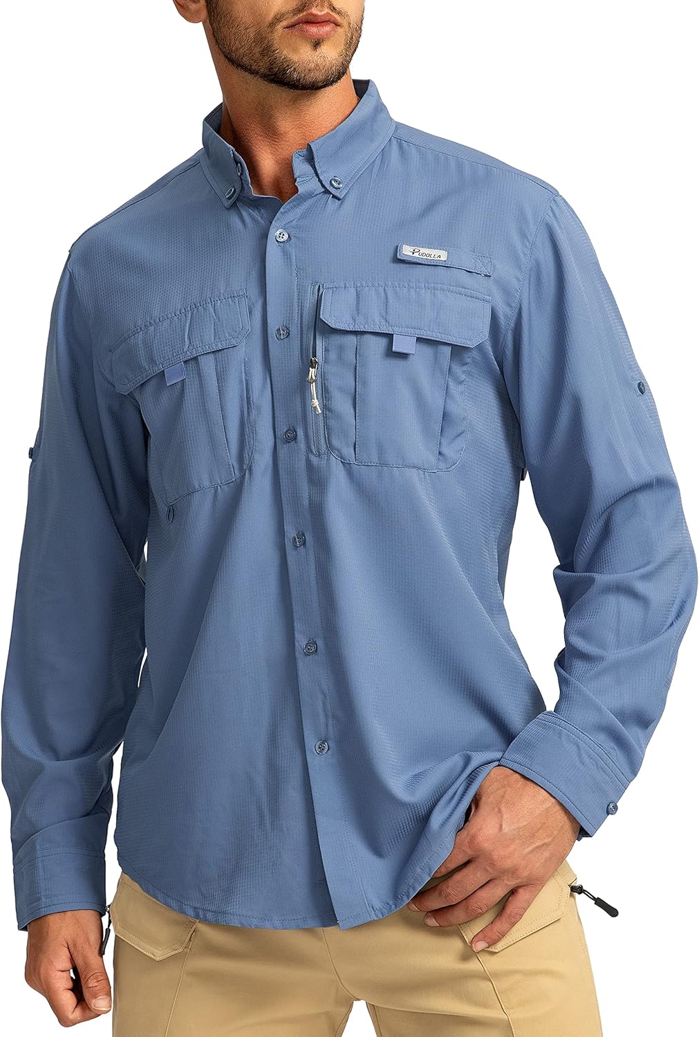 Men's Sun Protection Fishing Shirts with UPF50+ for Outdoor Fun