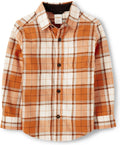 Toddler Long Sleeve Plaid Button Up Shirt - Fall Photo Ready