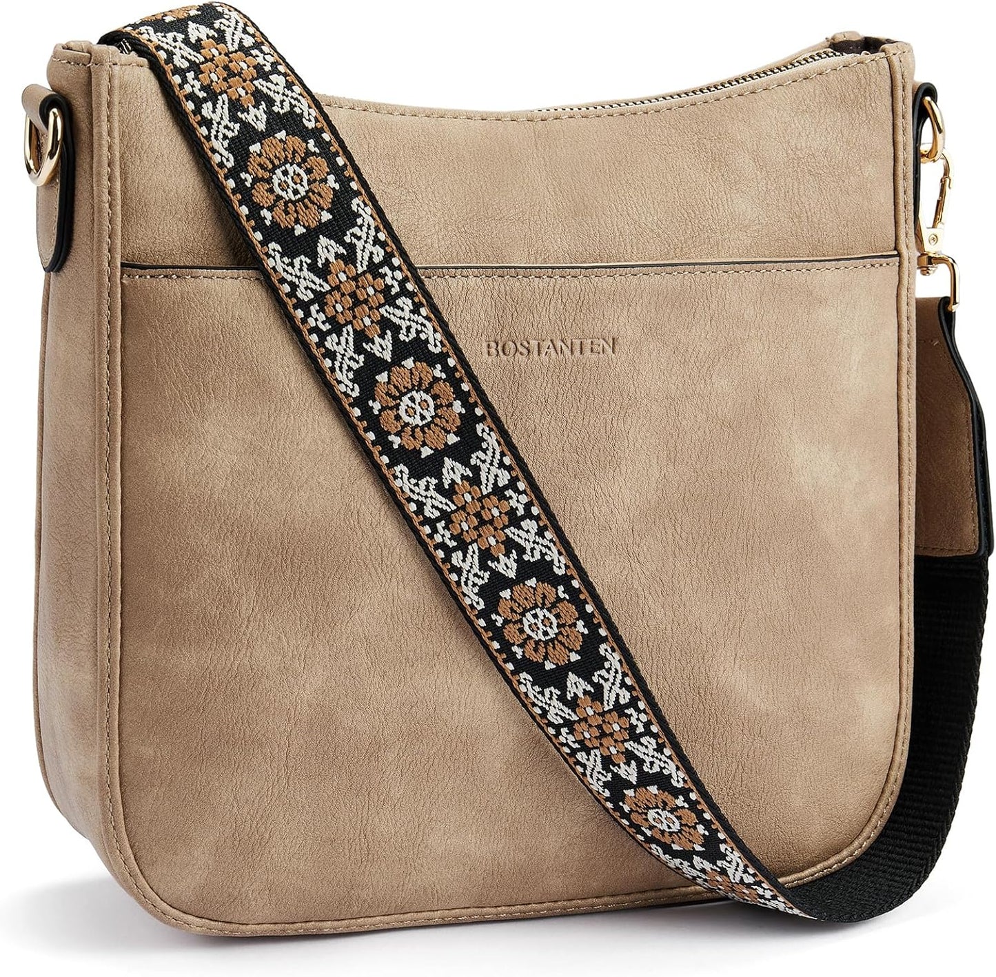 Trendy Vegan Leather Crossbody Bags for Women by BOSTANTEN