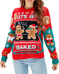 Ugly Christmas Sweater for Women - Soft Knit Tacky Holiday Pullover
