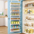 Over the Door Pantry Organizer 8 Tier Adjustable Spice Rack - Space
