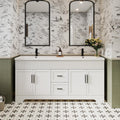 72 in Bathroom Vanity Sink Combo - Double Undermount Vanity