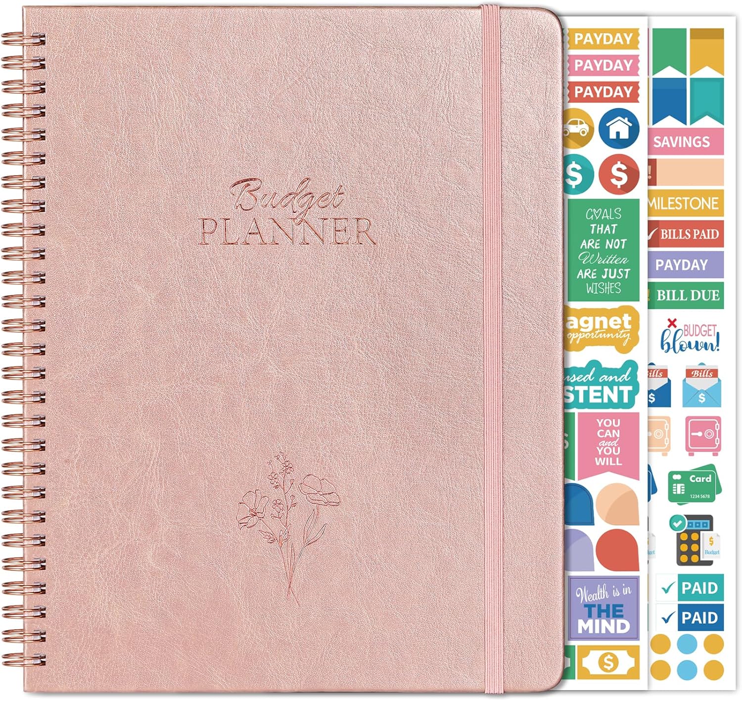 Rose Gold Budget Planner | Take Control of Your Finances