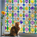 3D Rainbow Window Privacy Film Stained Glass Cling - Prism Light