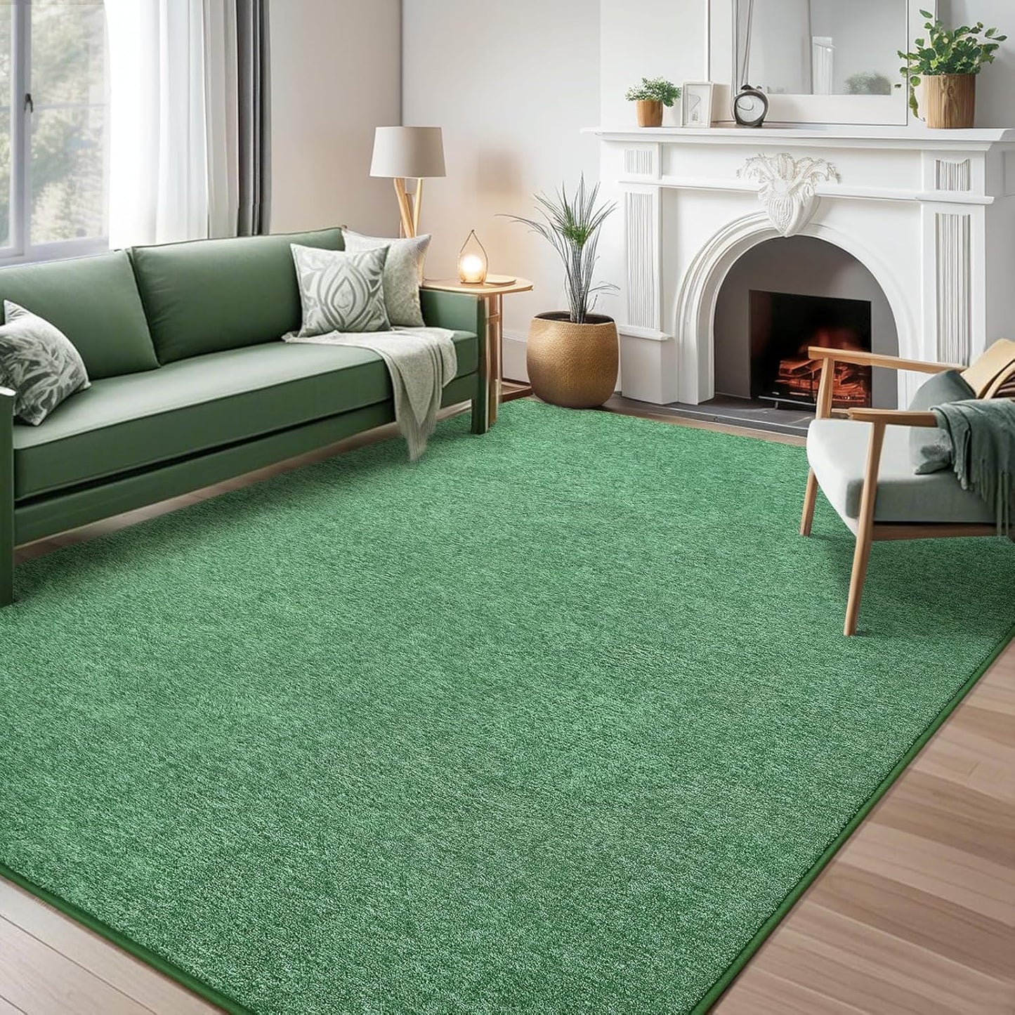 Luxurious Washable 69 Living Room Rug with Memory Foam Comfort
