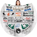 Round Camping Blanket - Cozy Outdoor Essential