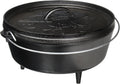 Lodge Boy Scouts Cast Iron Camp Dutch Oven, Pre-Seasoned 6-Quart