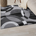 Rugshop Gray Medium Indoor Area Rug for Living Room and Office