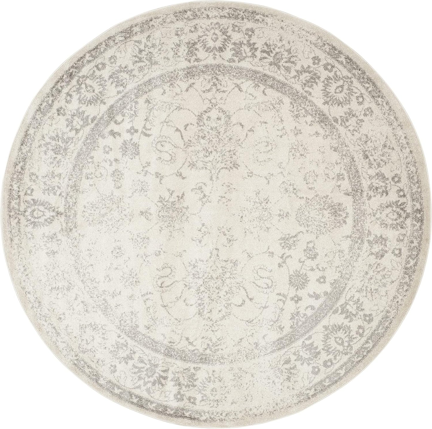 SAFAVIEH Adirondack Collection Area Rug - 11ft Round, Ivory & Sage