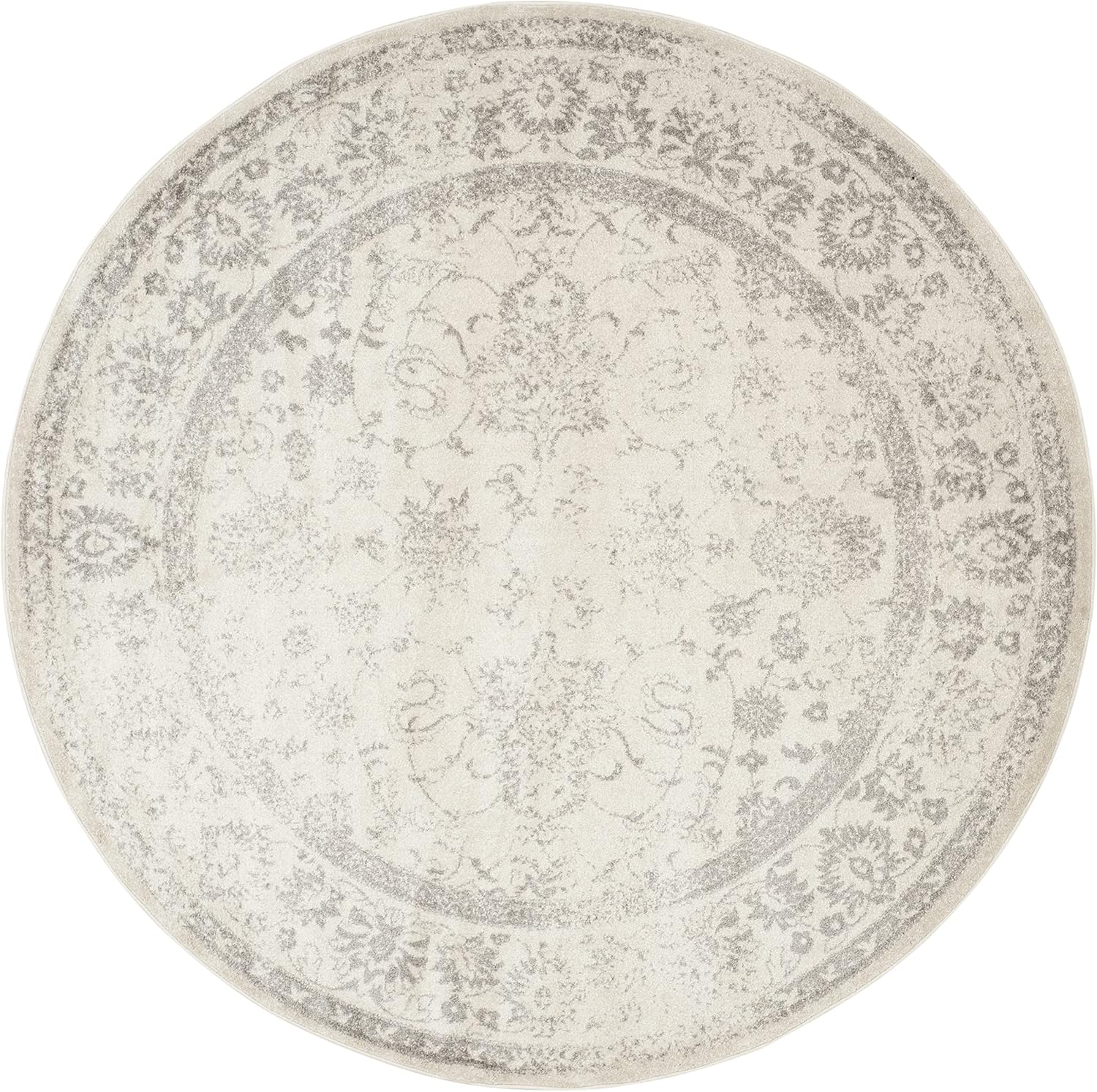 SAFAVIEH Adirondack Collection Area Rug - 11ft Round, Ivory & Sage