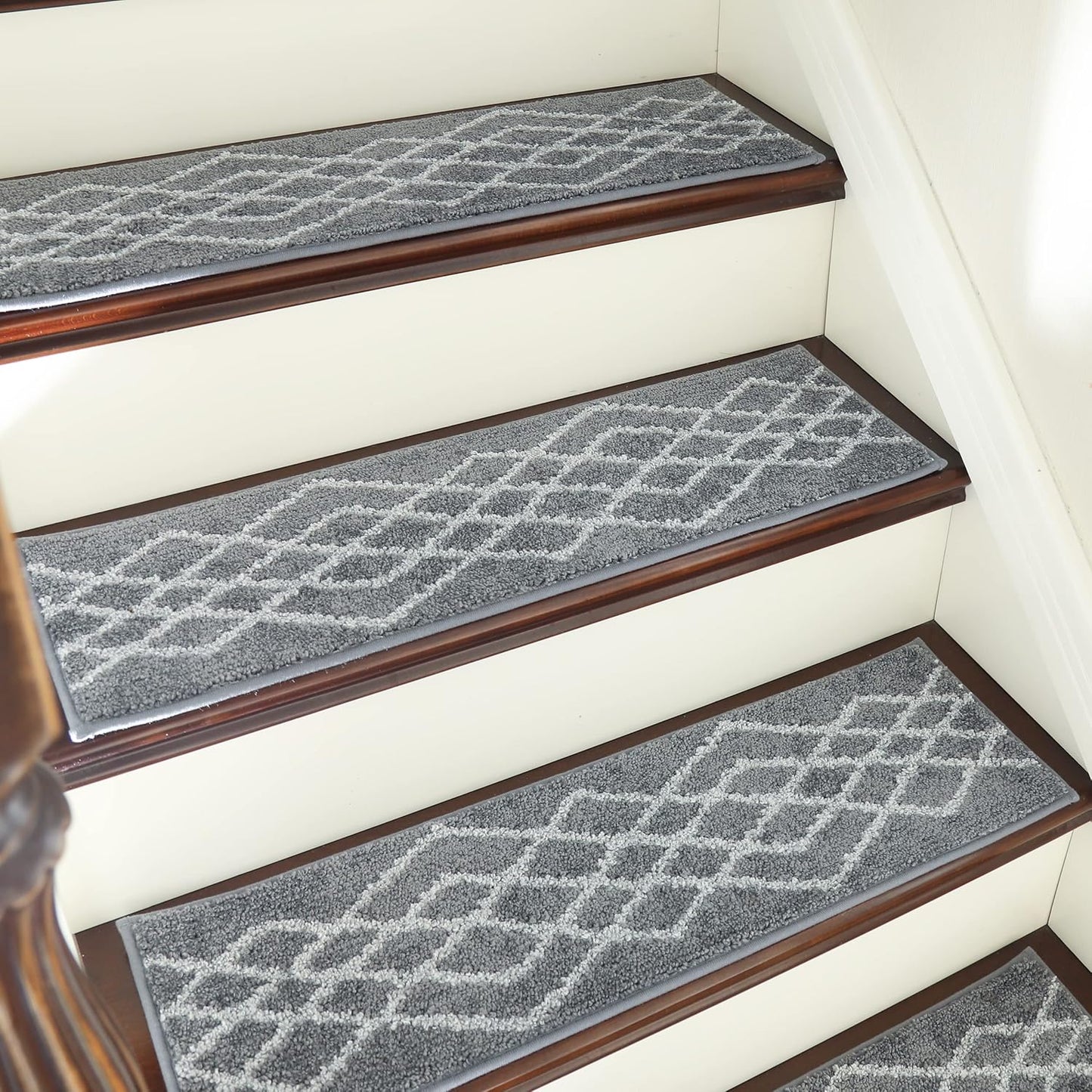 COSY HOMEER Soft Stair Treads Non-Slip Carpet Mat for Safety