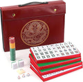 Chinese Mahjong Set X-Large 146 Numbered Melamine Tiles - Travel Ready