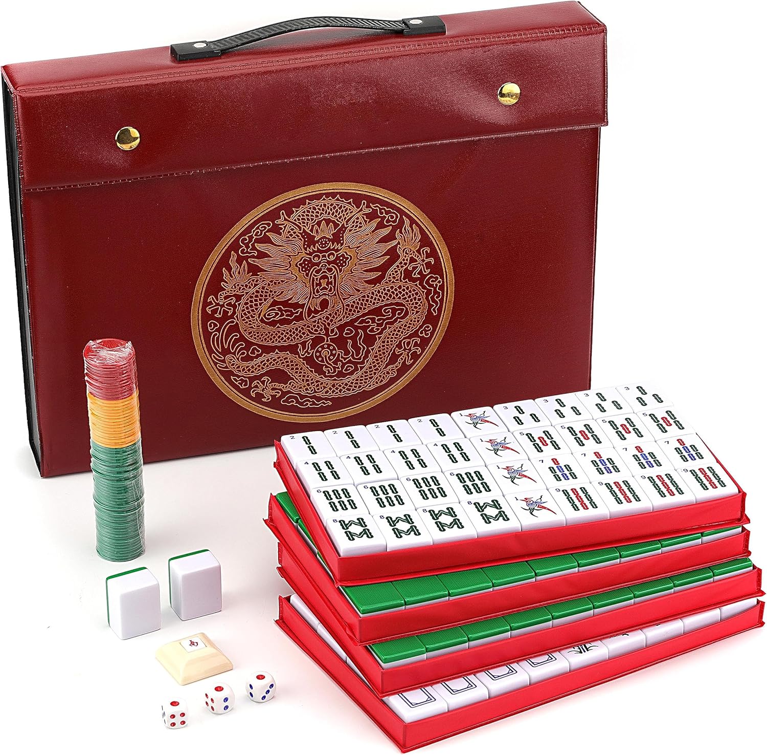 Mose Cafolo X-Large Chinese Mahjong Set with Travel Case