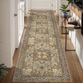 Ciicool Washable Vintage Runner Rug 2ft 6in x 10ft ft - Soft Low Pile