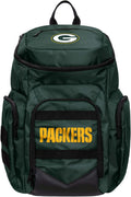 FOCO Green Bay Packers NFL Carrier Backpack - Roomy Fan Travel Pack
