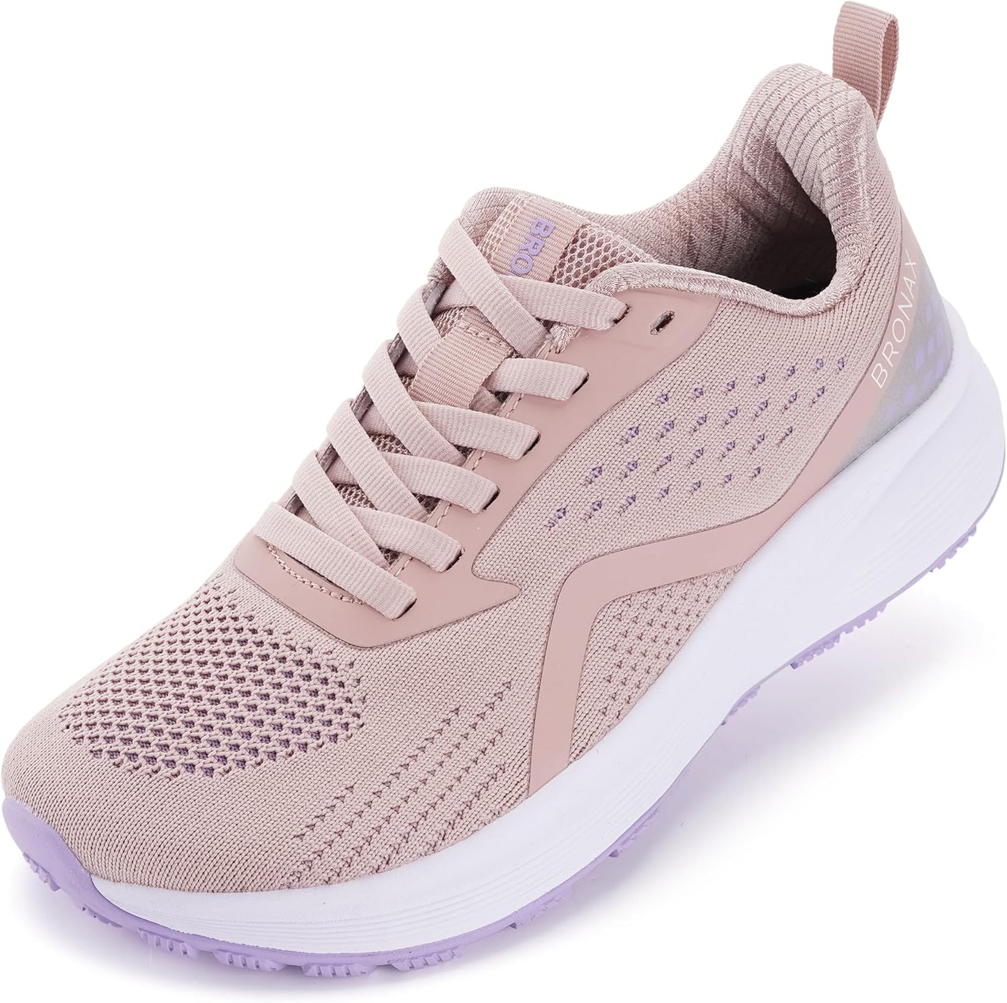 BRONAX Women's Wide Toe Box Road Running Shoes for Comfort